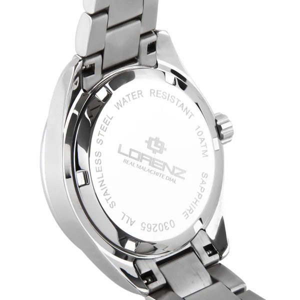 Orologio Lorenz 030265MA GINEVRA GEMSTONE DONNA - MALACHITE