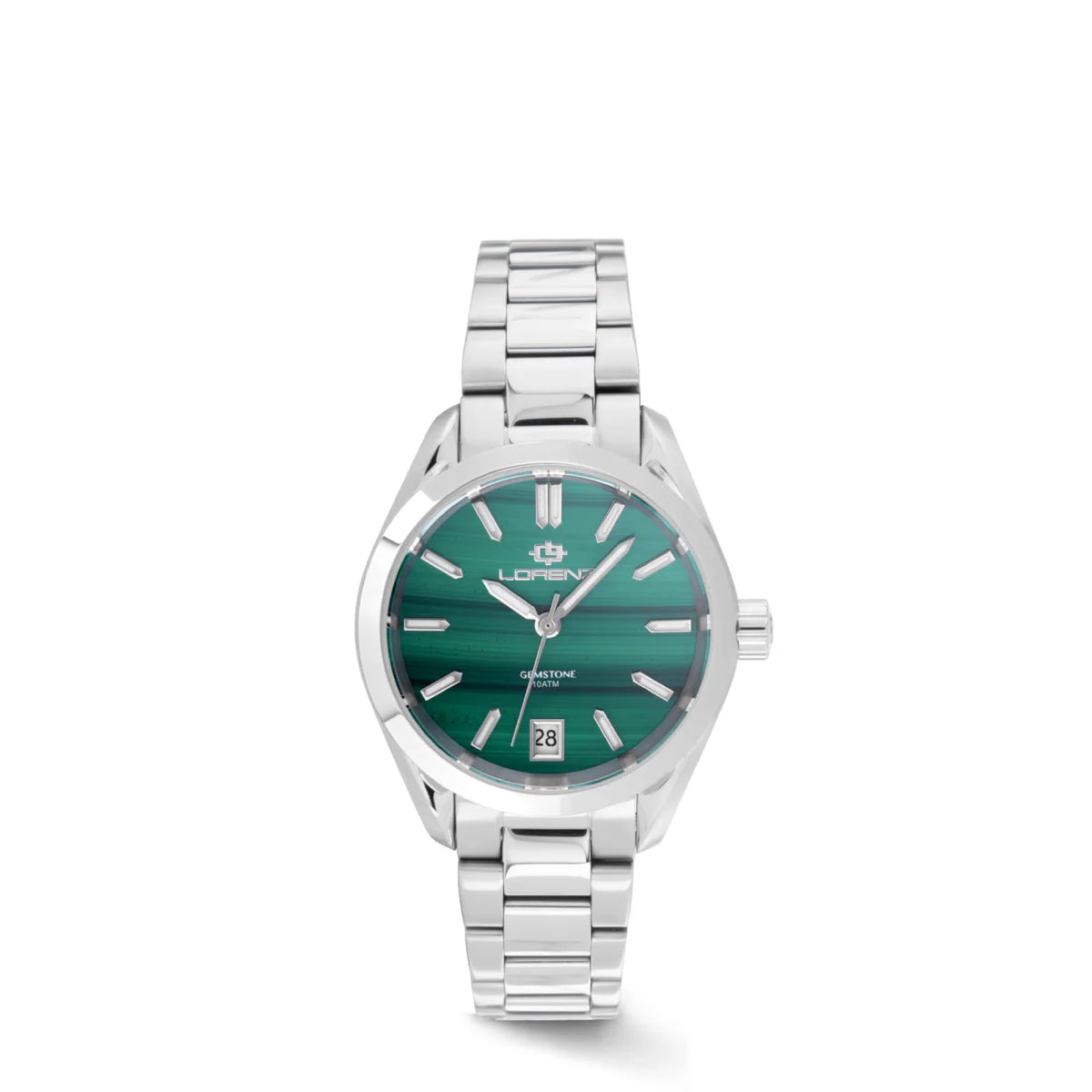 Orologio Lorenz 030265MA GINEVRA GEMSTONE DONNA - MALACHITE