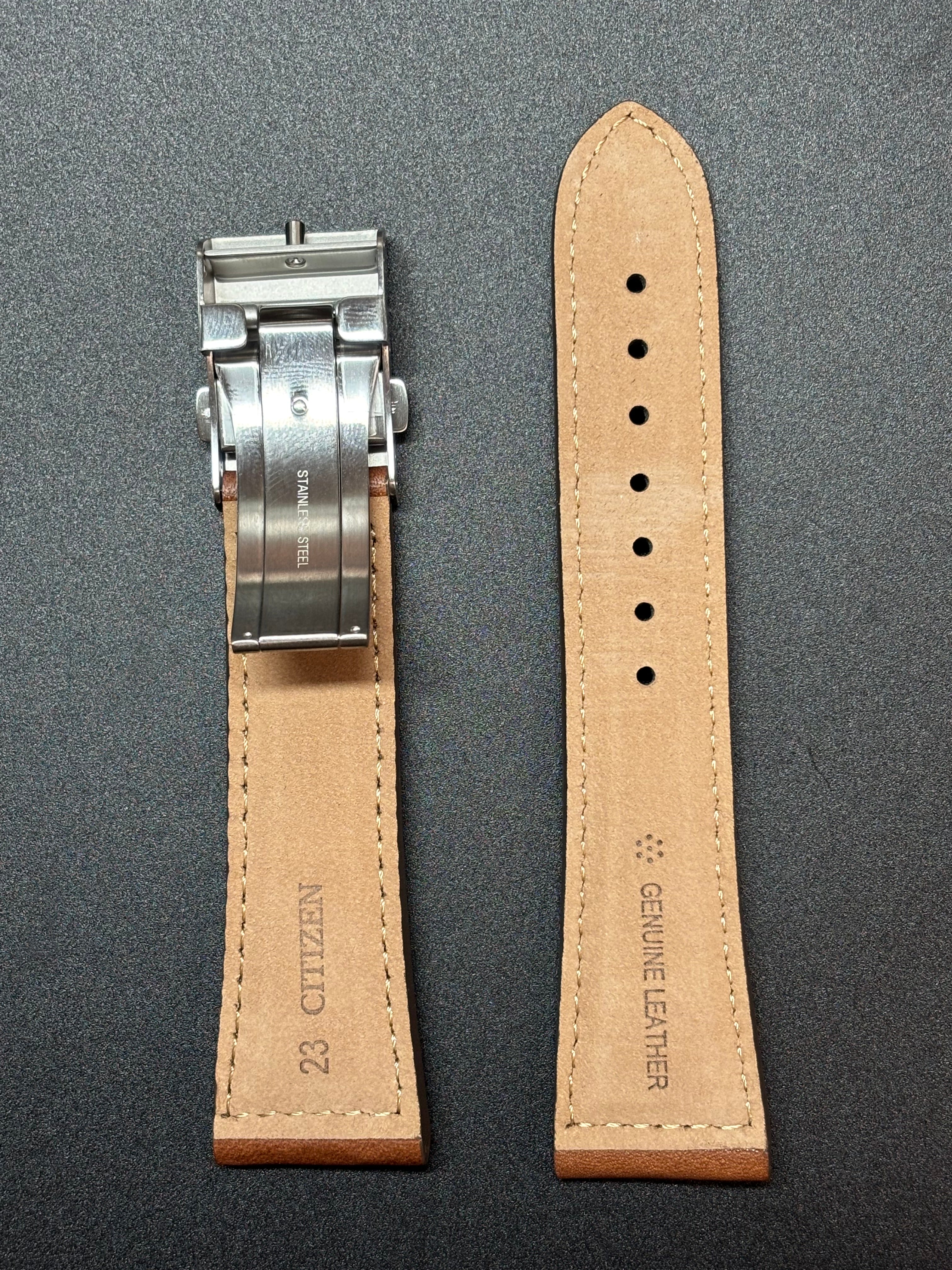 Cinturino Citizen 59-S54193 Chrono Pilot CB5860 Pelle 23mm Originale
