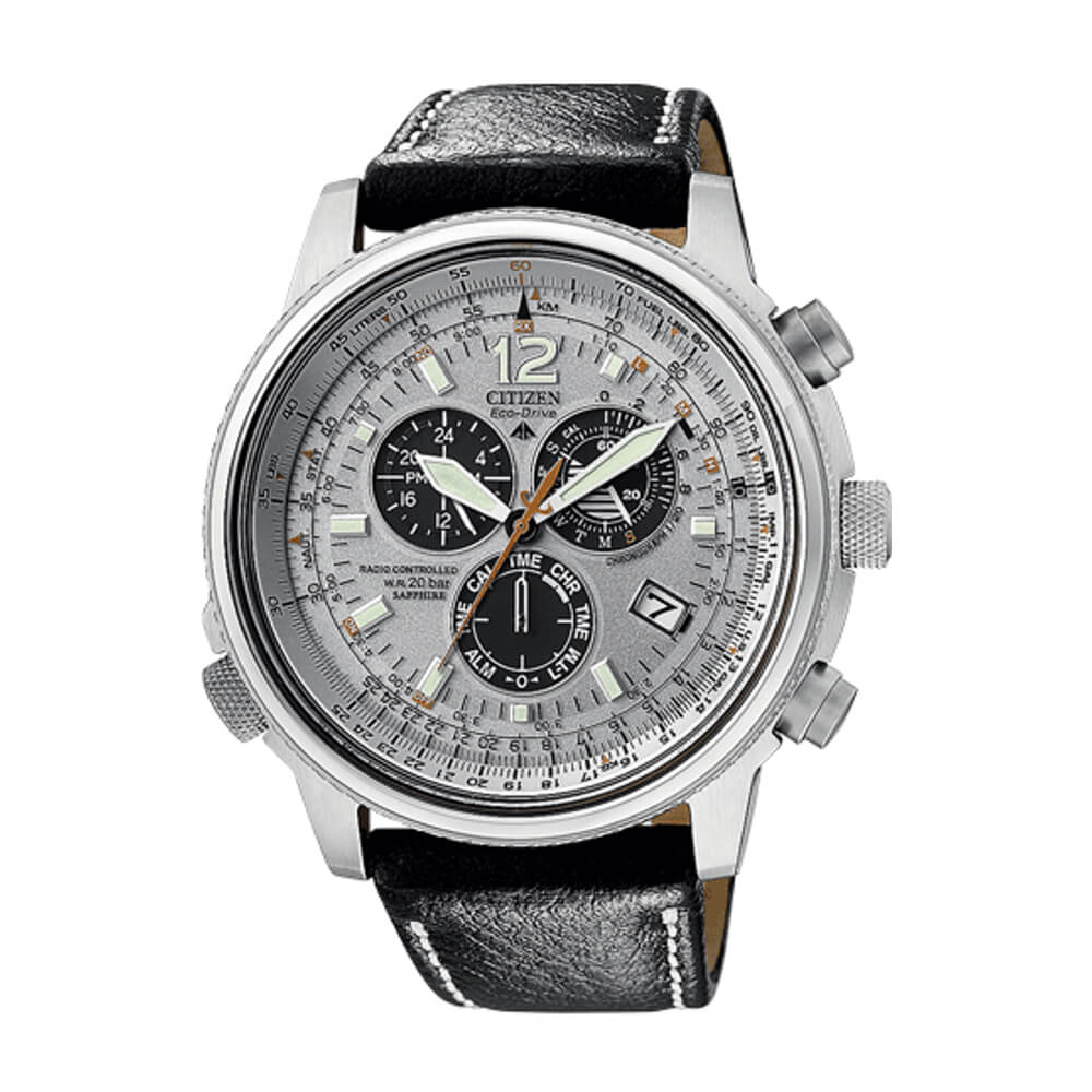 Citizen Armband 59-S52166 Chrono Pilot AS4020 Leder 23mm Original