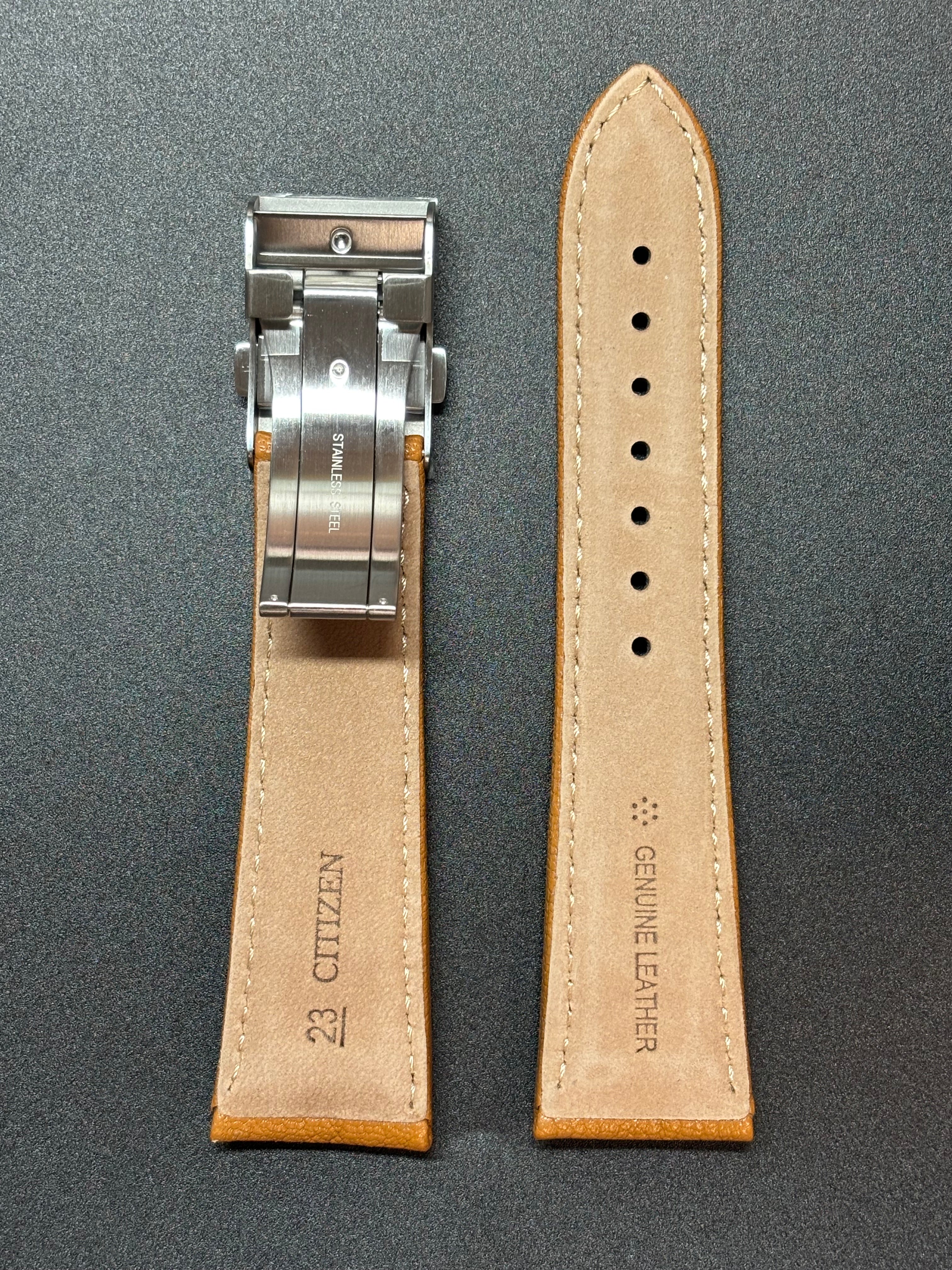 Cinturino Citizen 59-S52167 Chrono Pilot AS4020 Pelle 23mm Originale