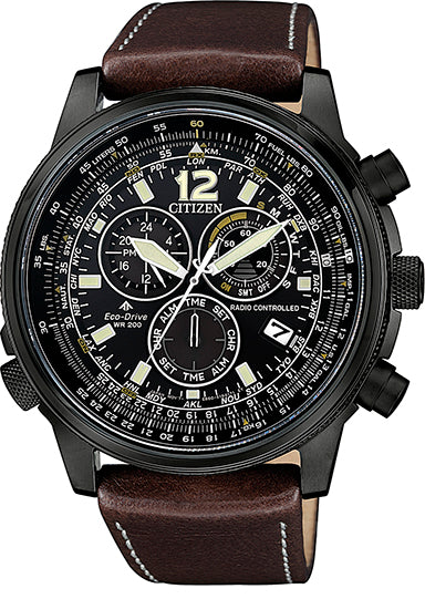 Citizen Armband 59-S54194 Chrono Pilot CB5856 Leder 23mm Original