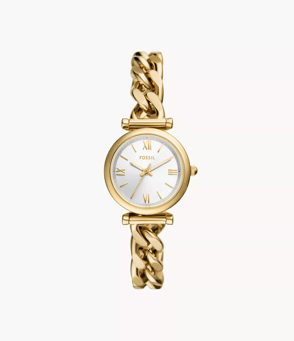 Orologio Fossil ES5329 Carlie Mini Acciaio Dorato Donna
