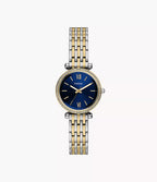 Orologio Fossil ES5438 Carlie Mini Acciaio Bicolore Donna