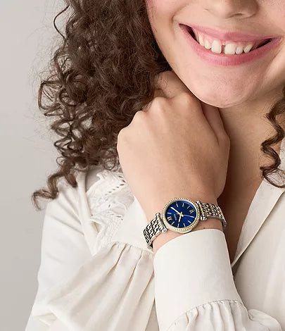 Orologio Fossil ES5438 Carlie Mini Acciaio Bicolore Donna