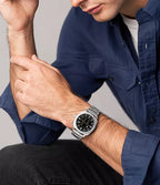 Orologio Fossil FS6155 Machine Big Tic 41mm Acciaio Uomo