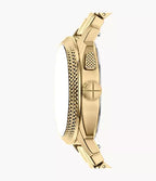 Orologio Fossil FS6157 Machine Big Tic 41mm Acciaio Dorato Uomo