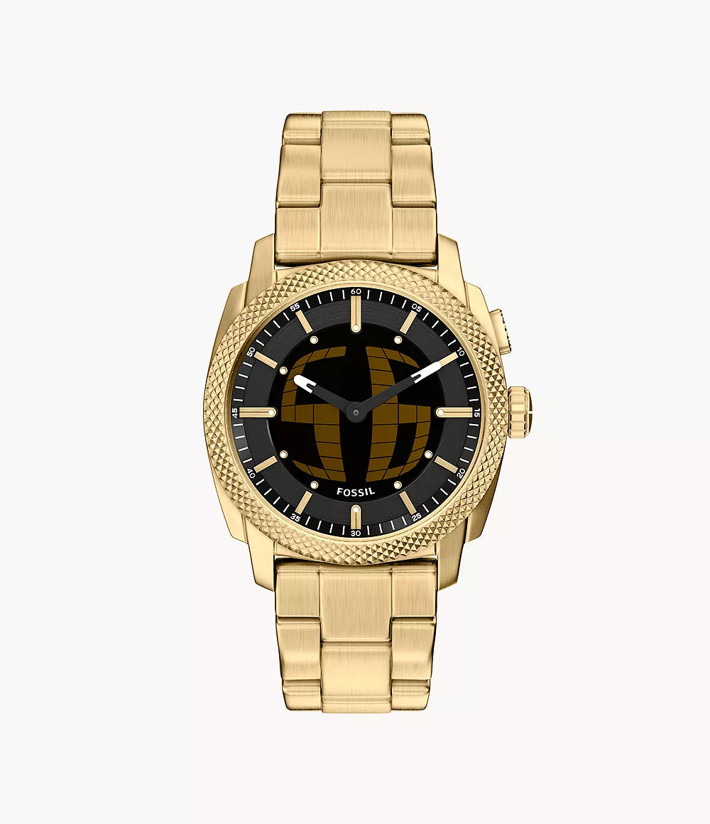 Orologio Fossil FS6157 Machine Big Tic 41mm Acciaio Dorato Uomo
