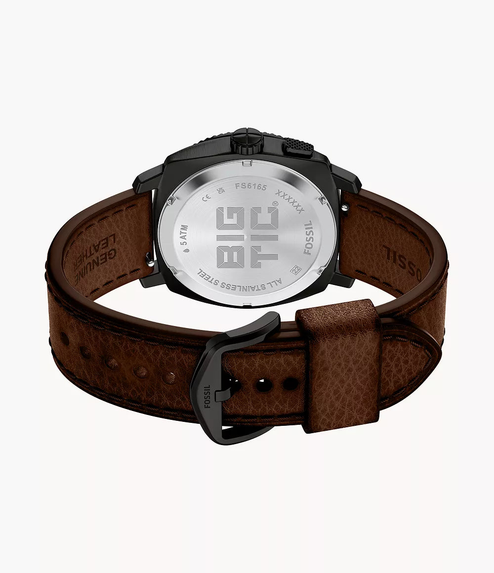Orologio Fossil FS6156 Machine Big Tic 41mm Pelle Uomo