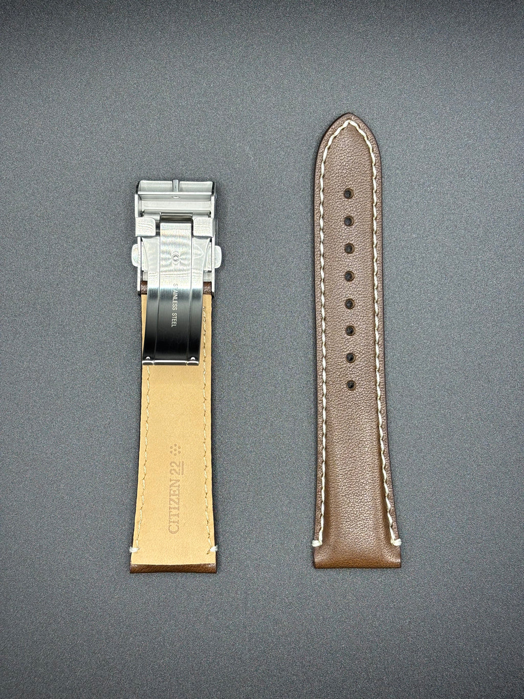 Citizen Armband 59-R50561 Pilot AS2020 Leder 22mm Original