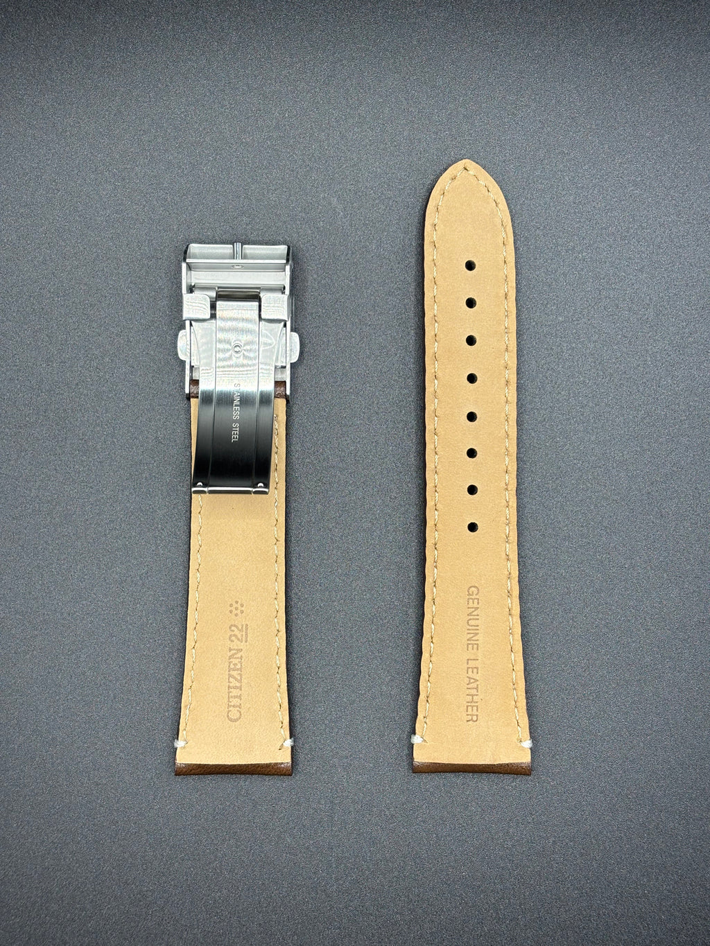 Citizen Armband 59-R50561 Pilot AS2020 Leder 22mm Original