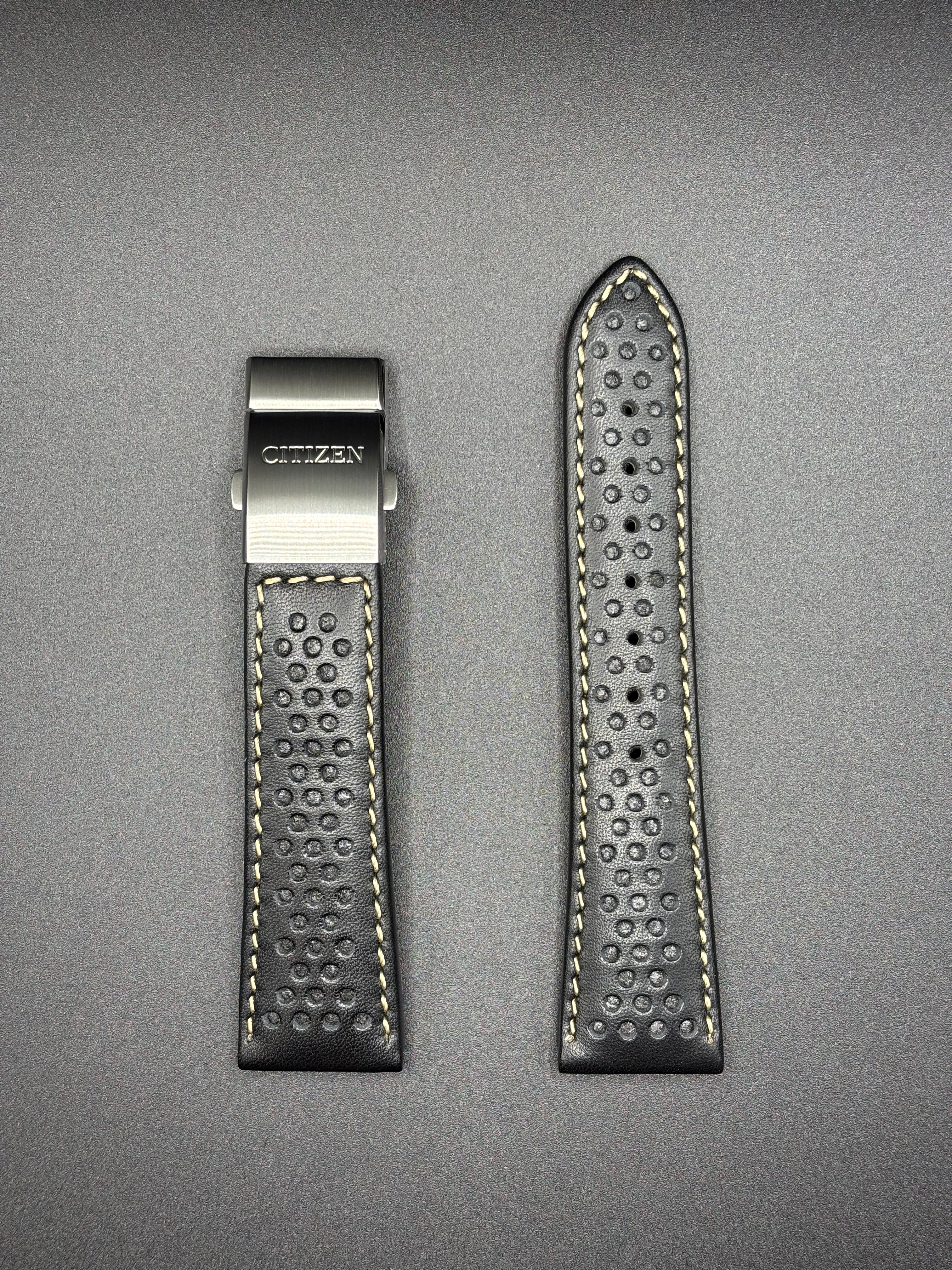 Citizen 59-S51335 Chrono Pilot AS4020 Leather Strap 23mm Original