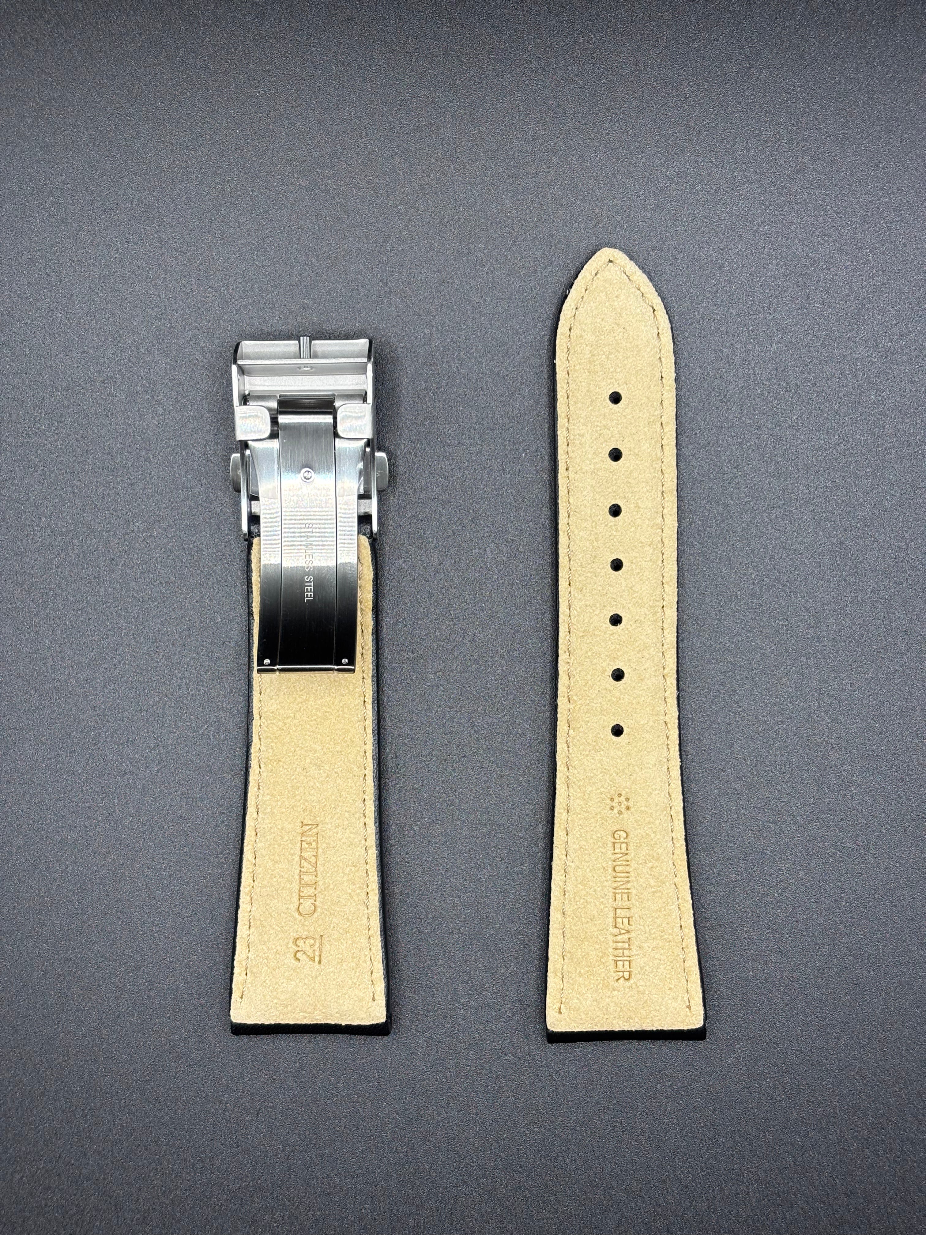 Citizen 59-S51335 Chrono Pilot AS4020 Leather Strap 23mm Original