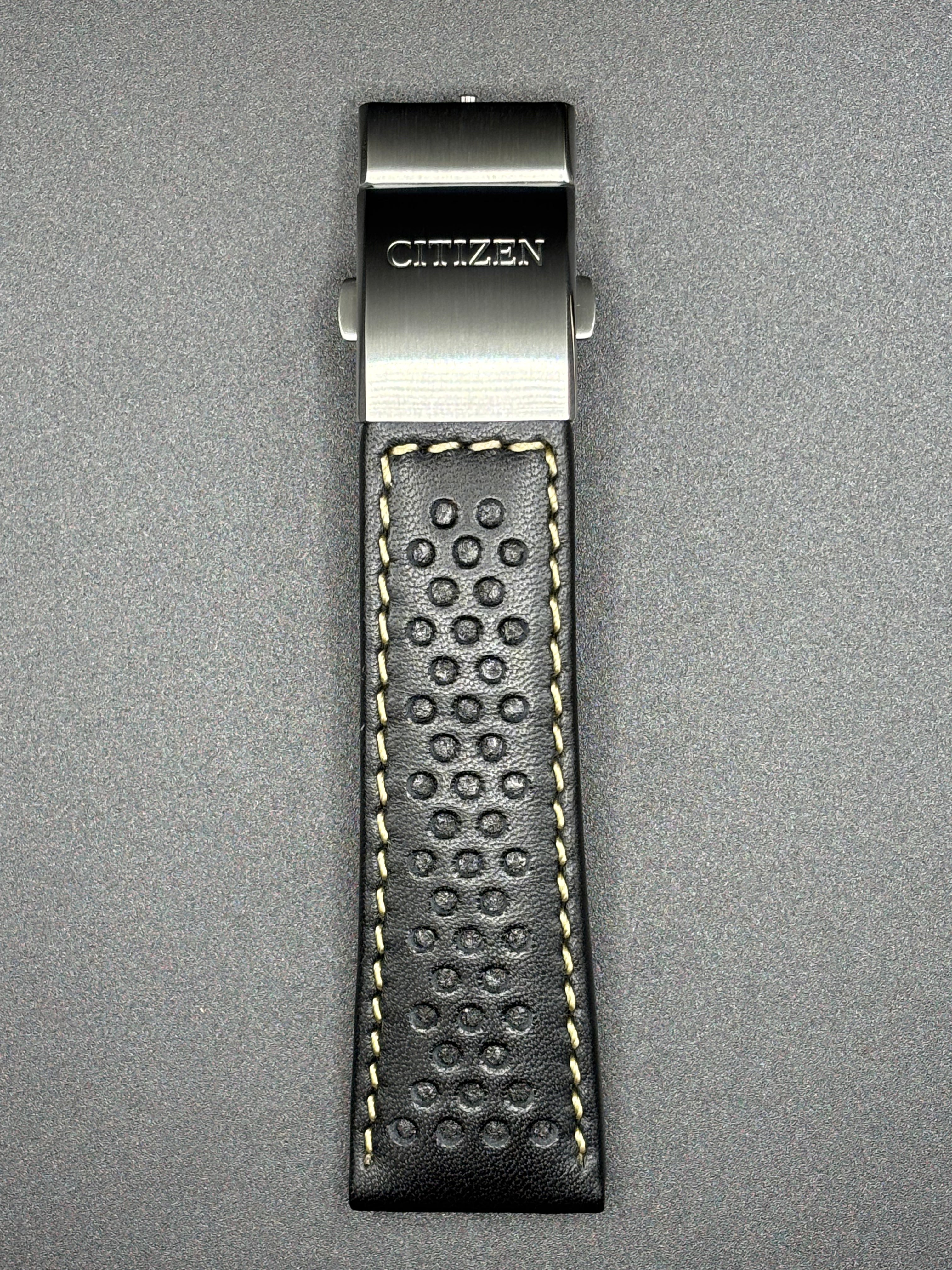 Citizen 59-S51335 Chrono Pilot AS4020 Leather Strap 23mm Original