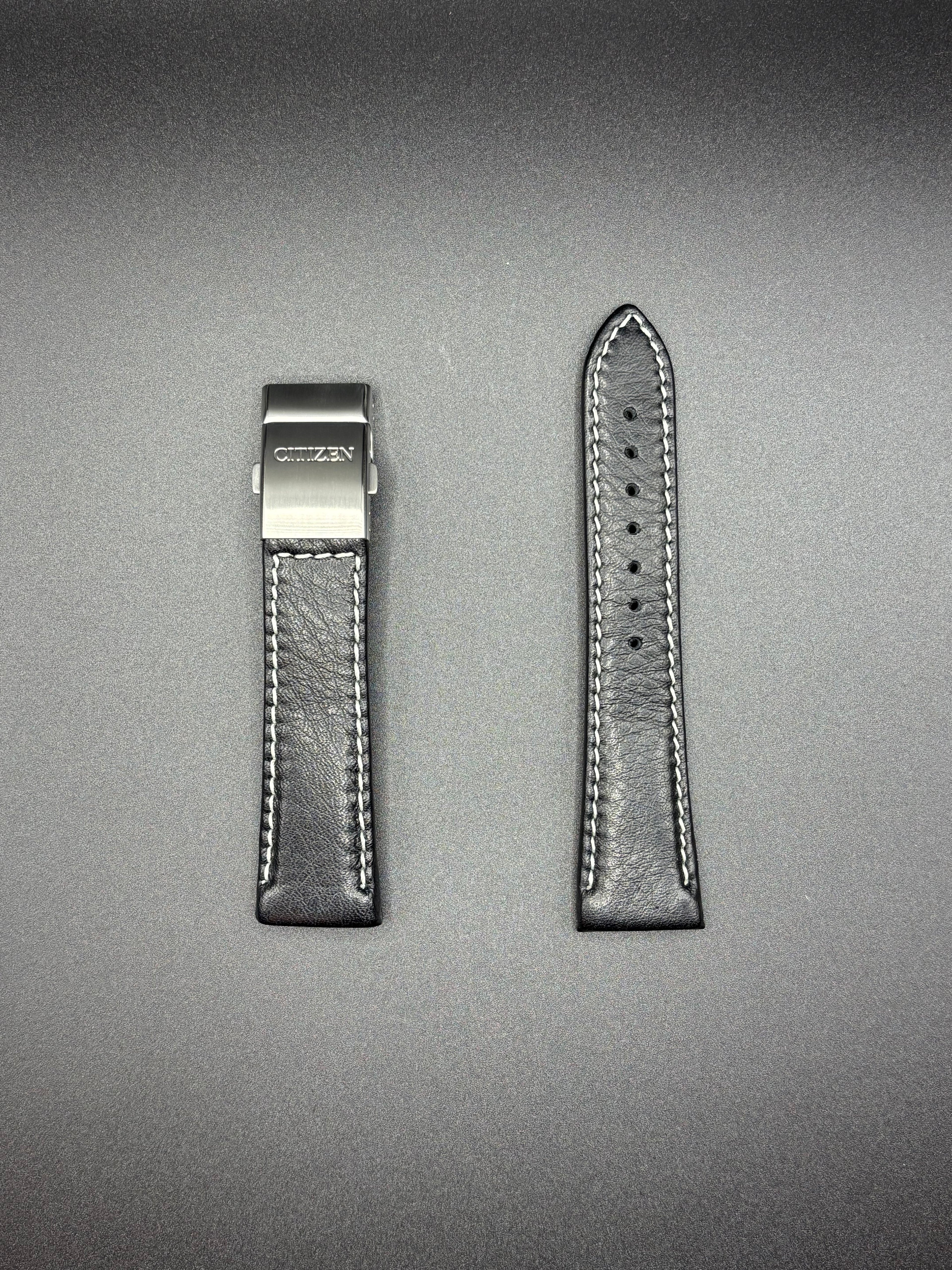 Citizen 59-S52166 Chrono Pilot AS4020 Leather Strap 23mm Original