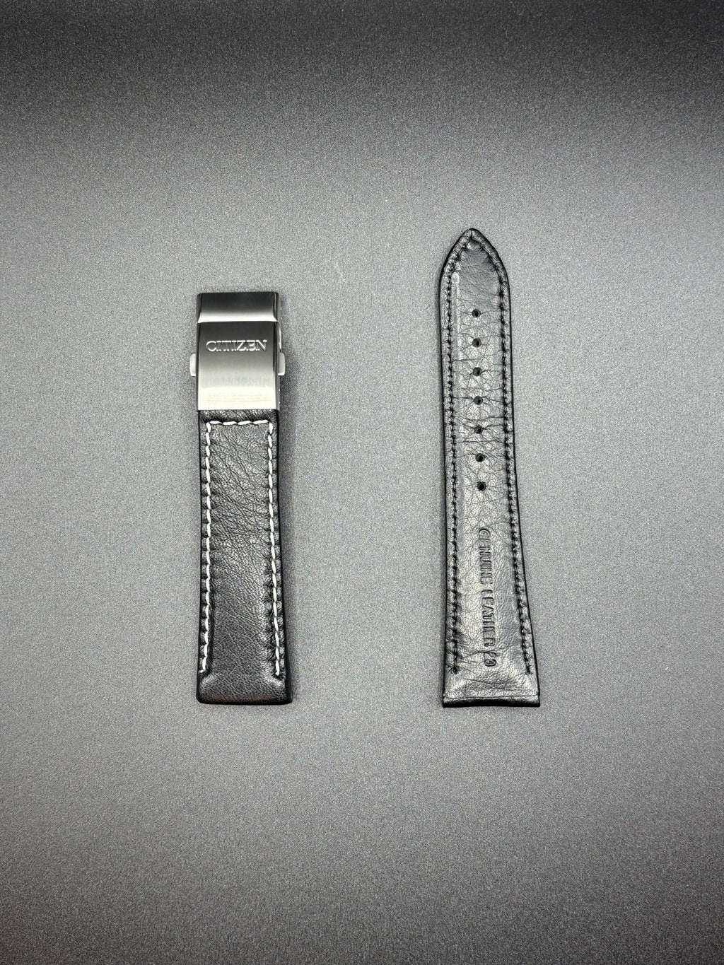 Citizen Armband 59-S52166 Chrono Pilot AS4020 Leder 23mm Original