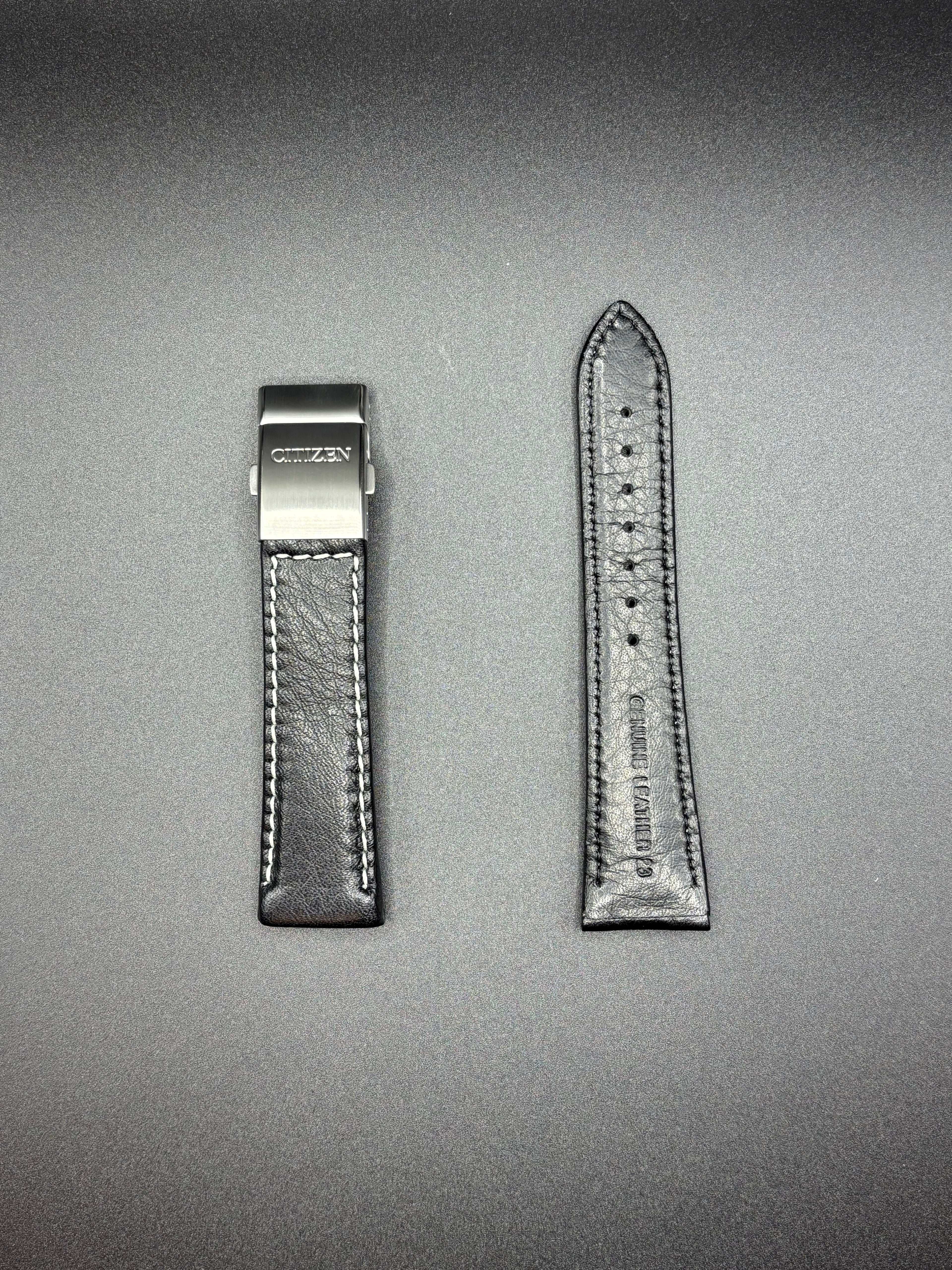 Citizen 59-S52166 Chrono Pilot AS4020 Leather Strap 23mm Original