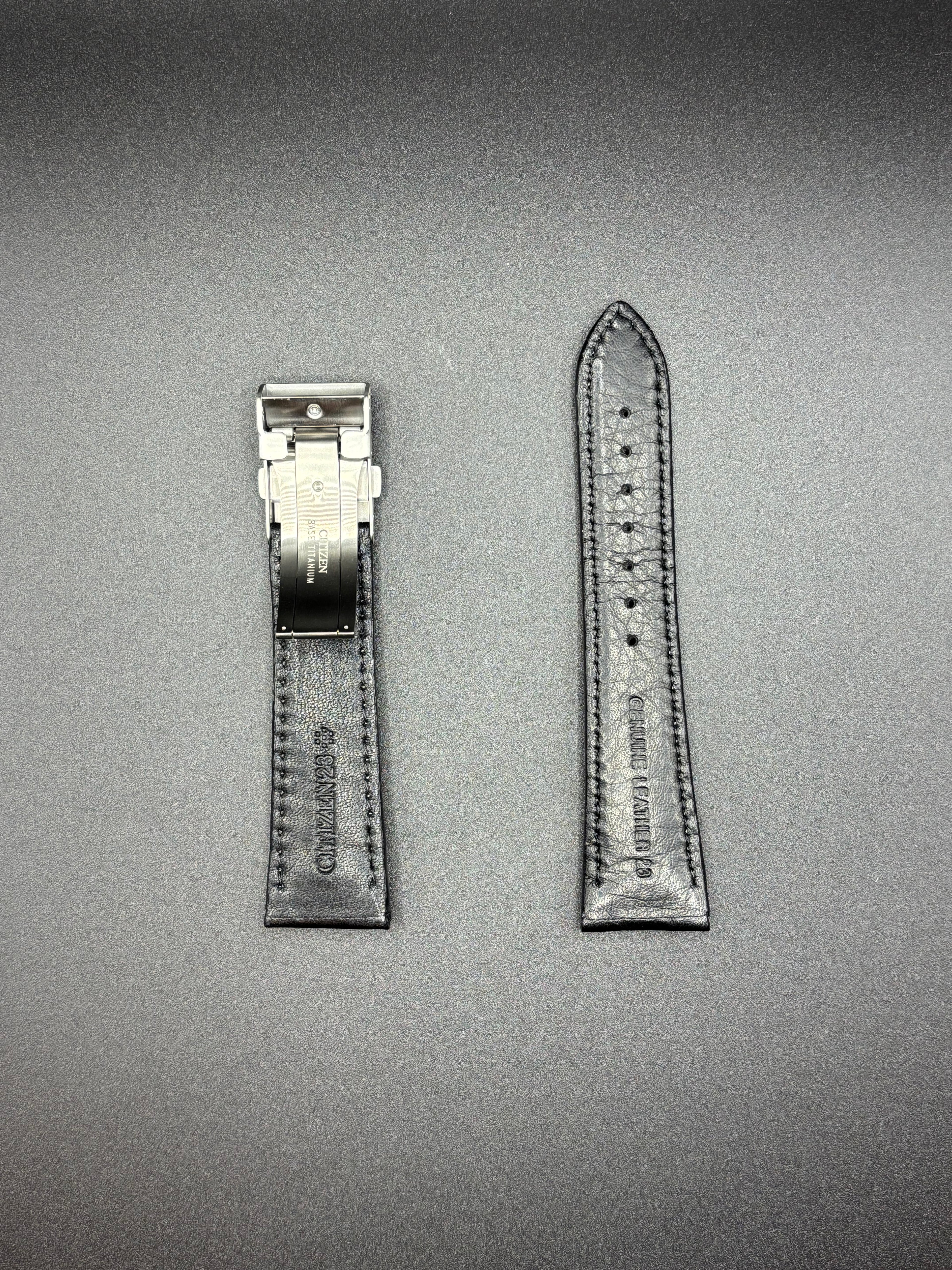 Citizen 59-S52166 Chrono Pilot AS4020 Leather Strap 23mm Original