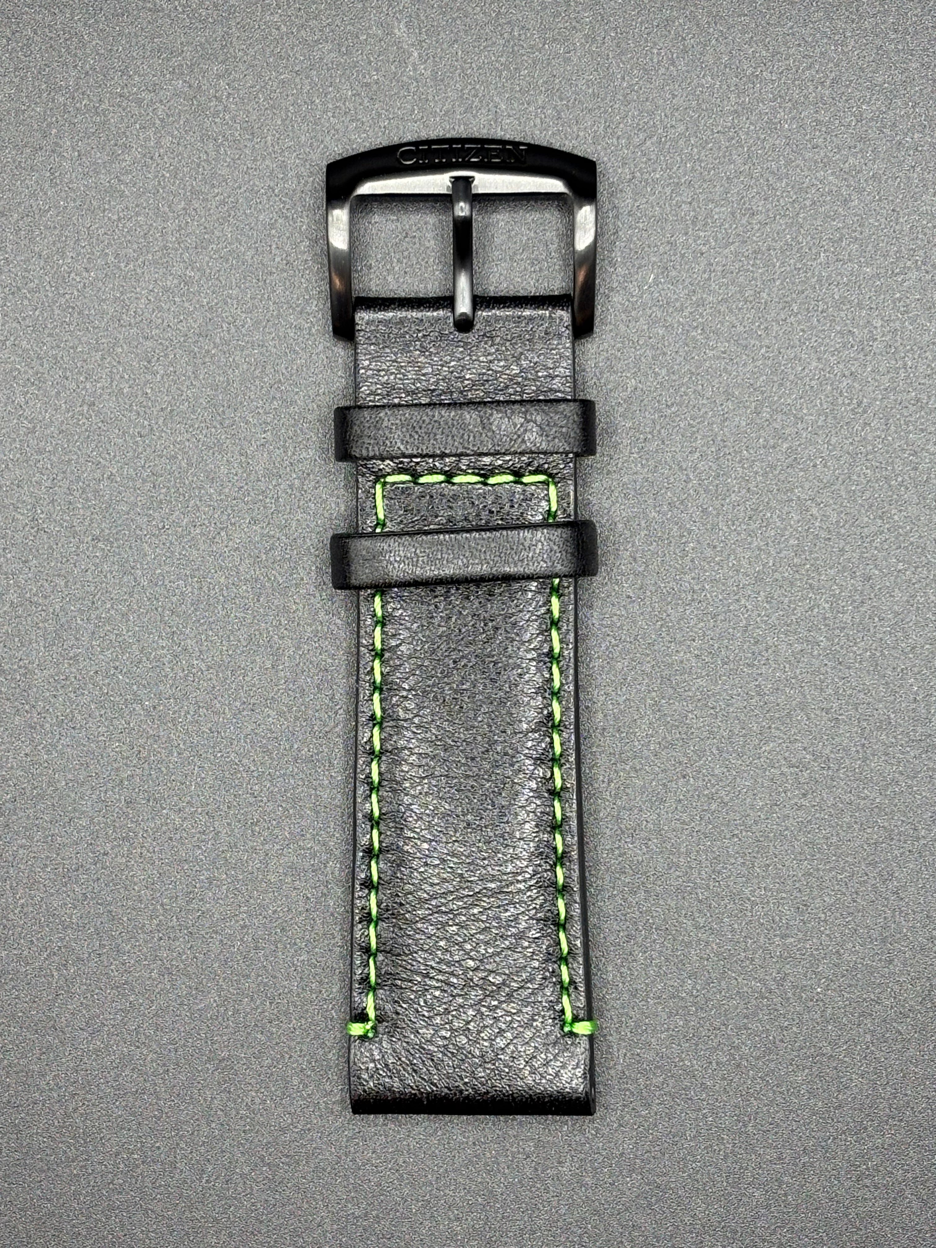 Citizen 59-S53545 Radio-Controlled AT8128 Leather Strap 22mm Original