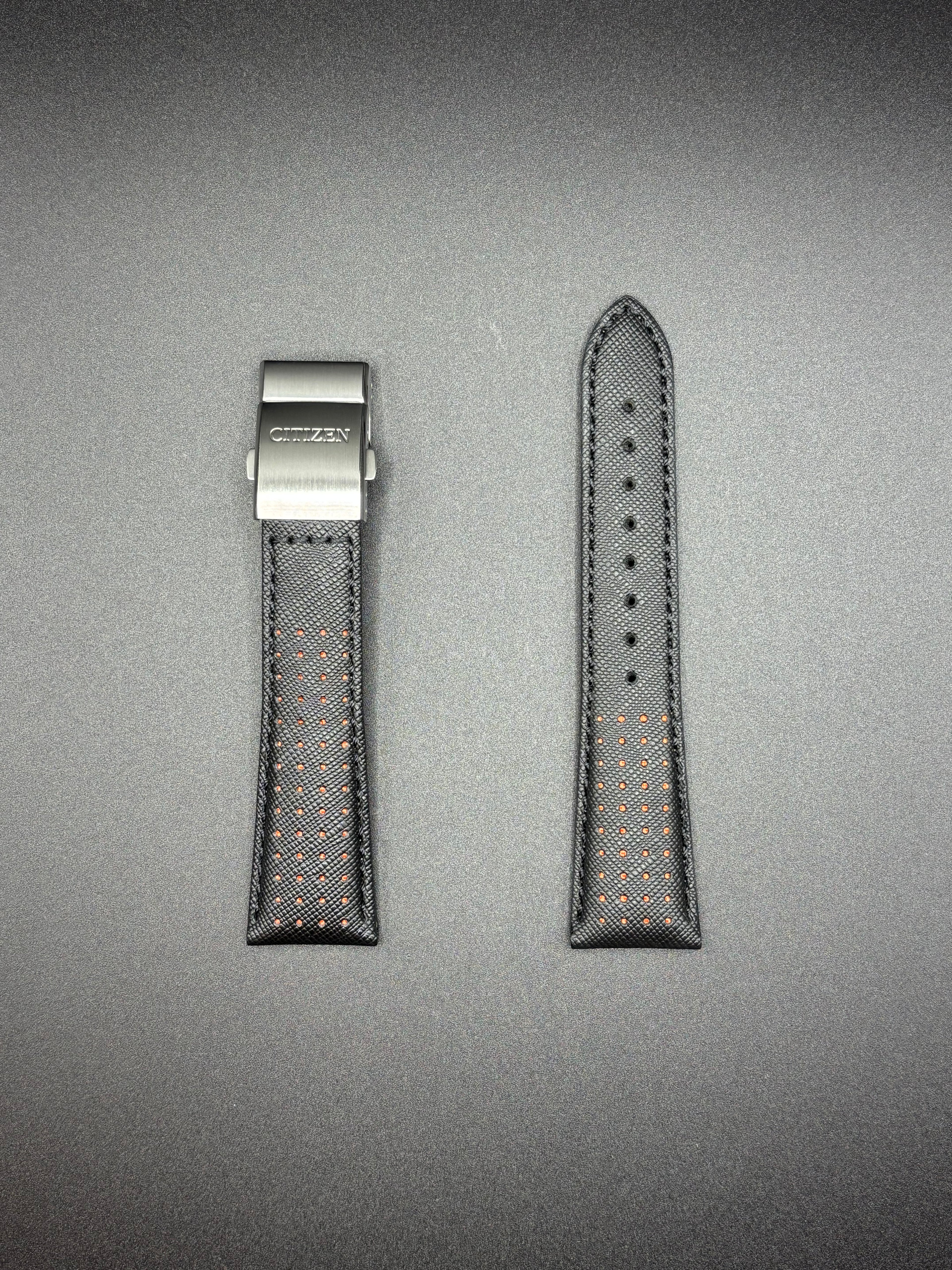 Citizen 59-S52373 Chrono Pilot AS4025 Leather Strap 23mm Original