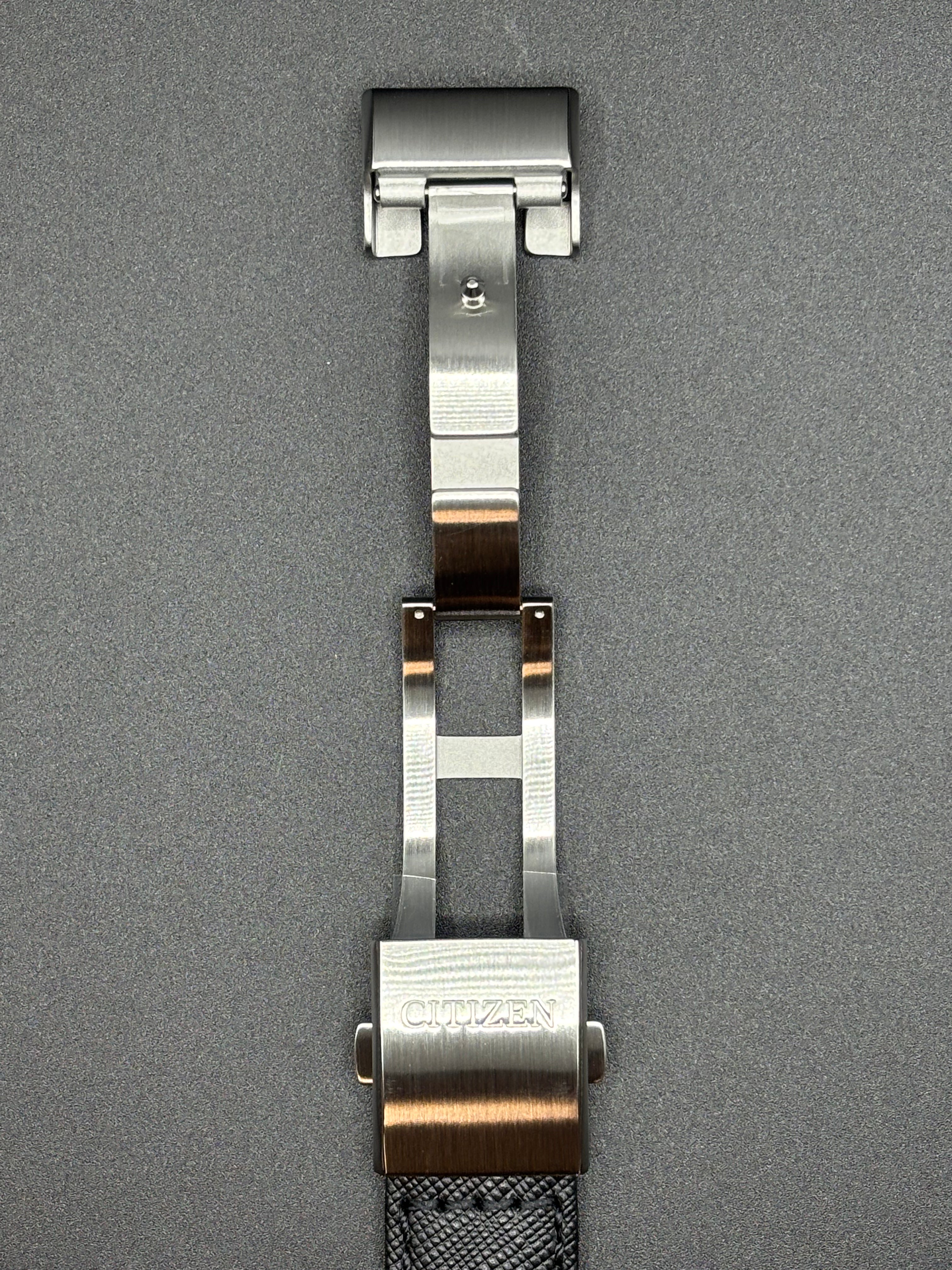 Citizen 59-S52373 Chrono Pilot AS4025 Leather Strap 23mm Original