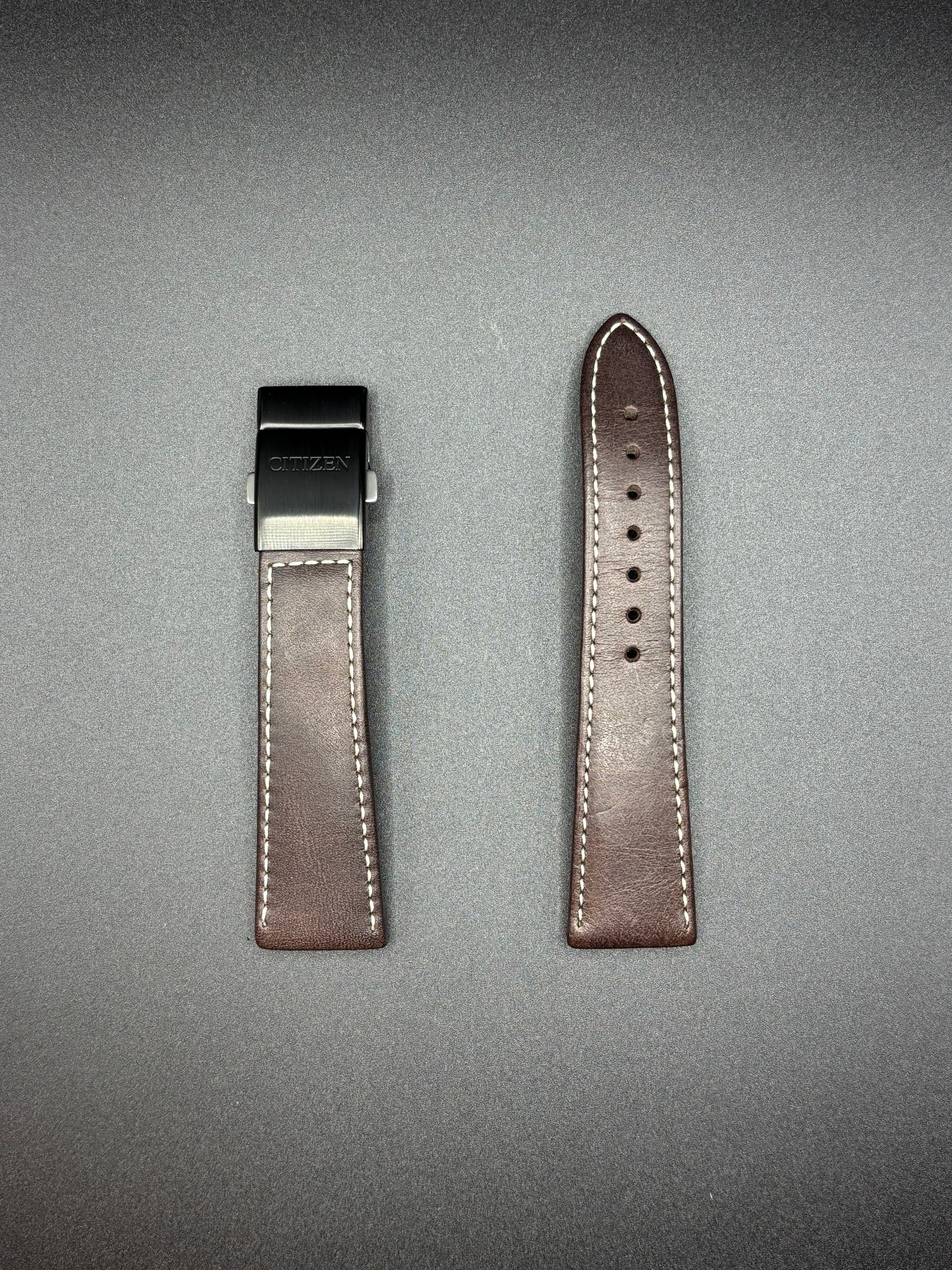 Citizen Strap 59-S54194 Chrono Pilot CB5856 Leather 23mm Original