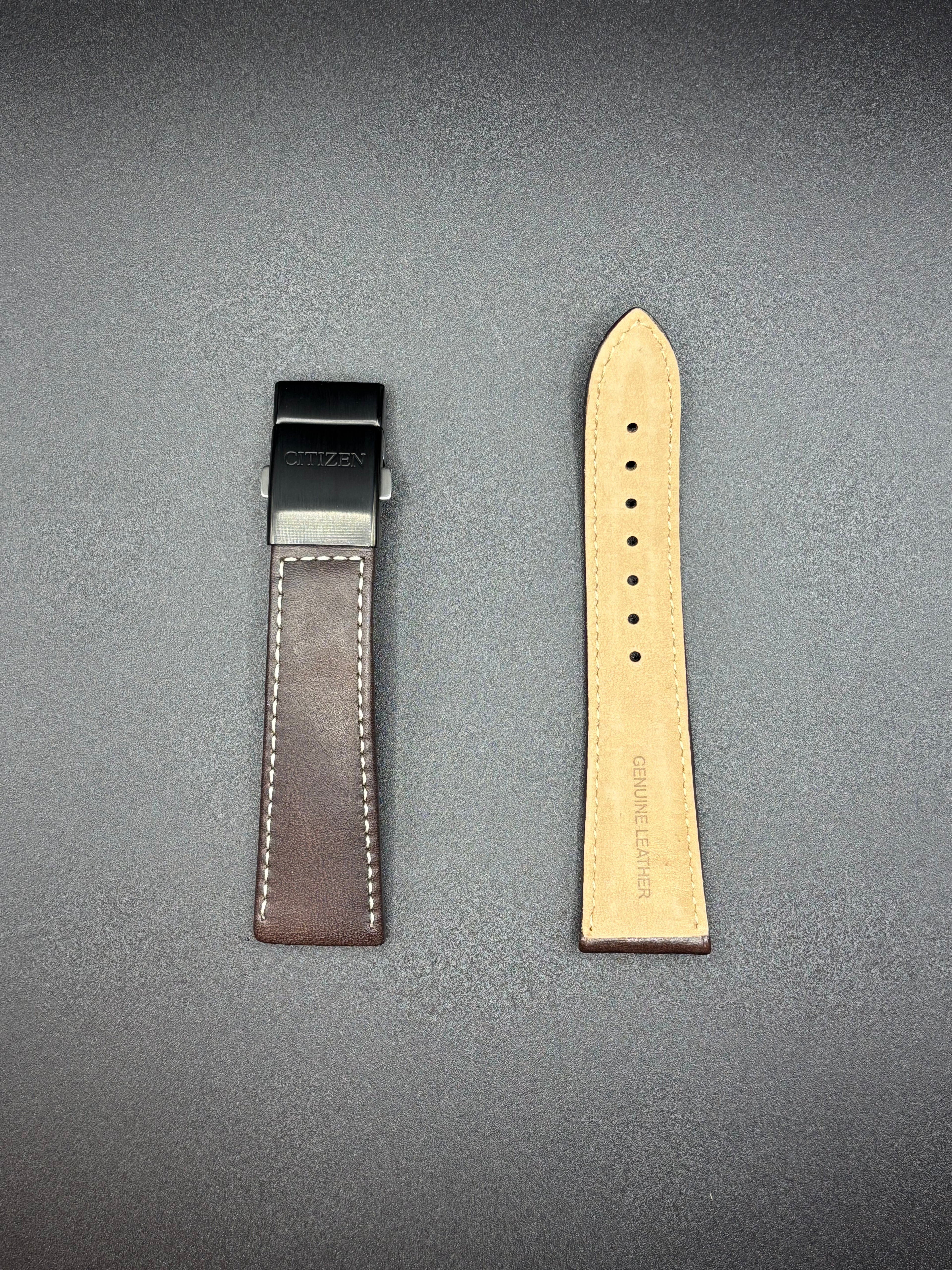 Citizen Strap 59-S54194 Chrono Pilot CB5856 Leather 23mm Original