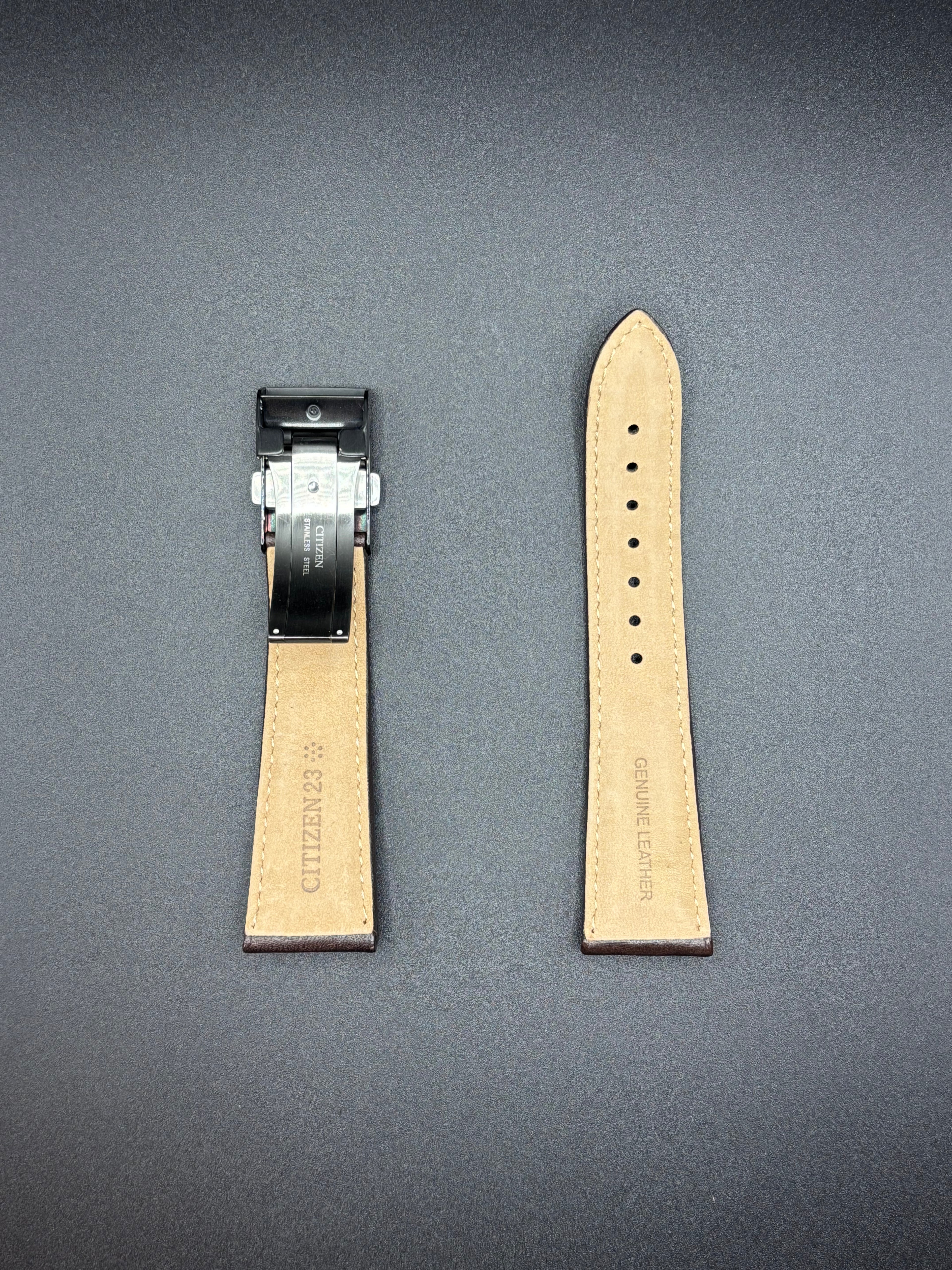 Citizen Strap 59-S54194 Chrono Pilot CB5856 Leather 23mm Original