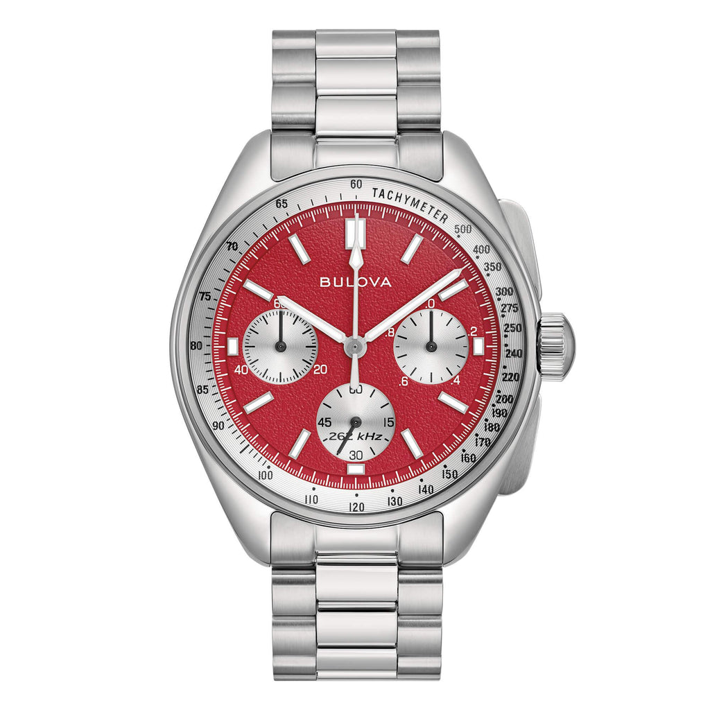 Orologio Bulova - 96A316 - Lunar Pilot Rosso