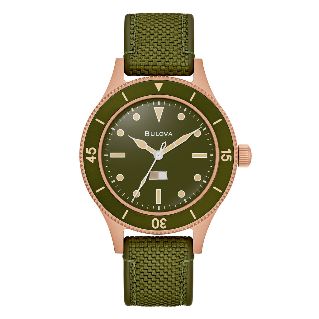 Orologio Bulova - 98A324 - Mil-Ships Bronzo - 150° Anniversario - Ed. Limitata