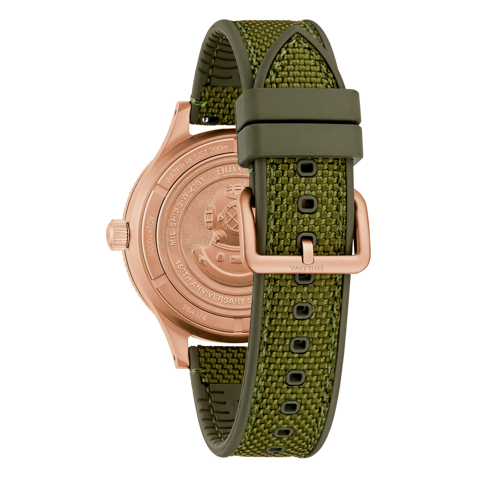 Orologio Bulova - 98A324 - Mil-Ships Bronzo - 150° Anniversario - Ed. Limitata