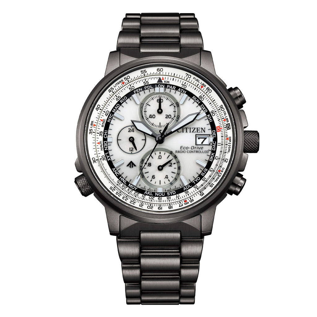 Orologio Citizen - AT8304-57A  - Crono Pilot Acciaio 41mm