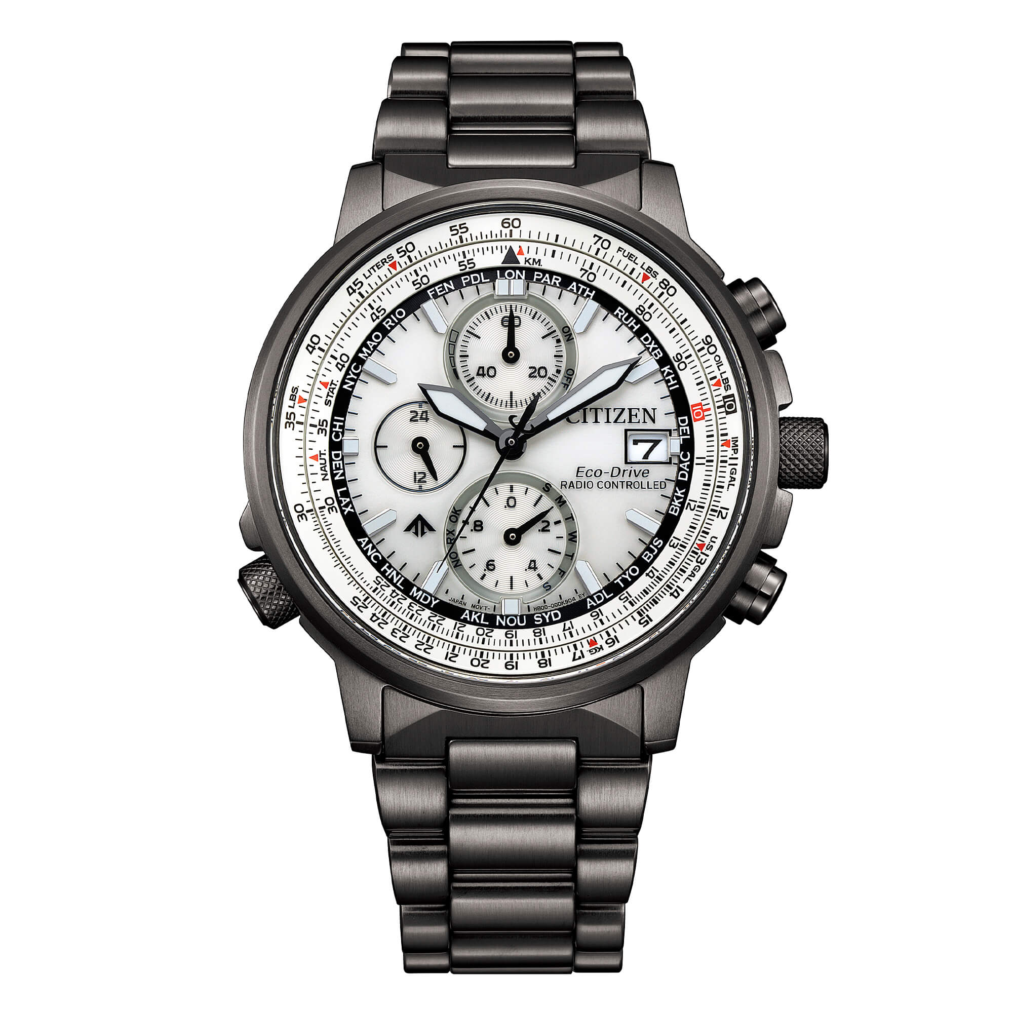 Orologio Citizen - AT8304-57A  - Crono Pilot Acciaio 41mm