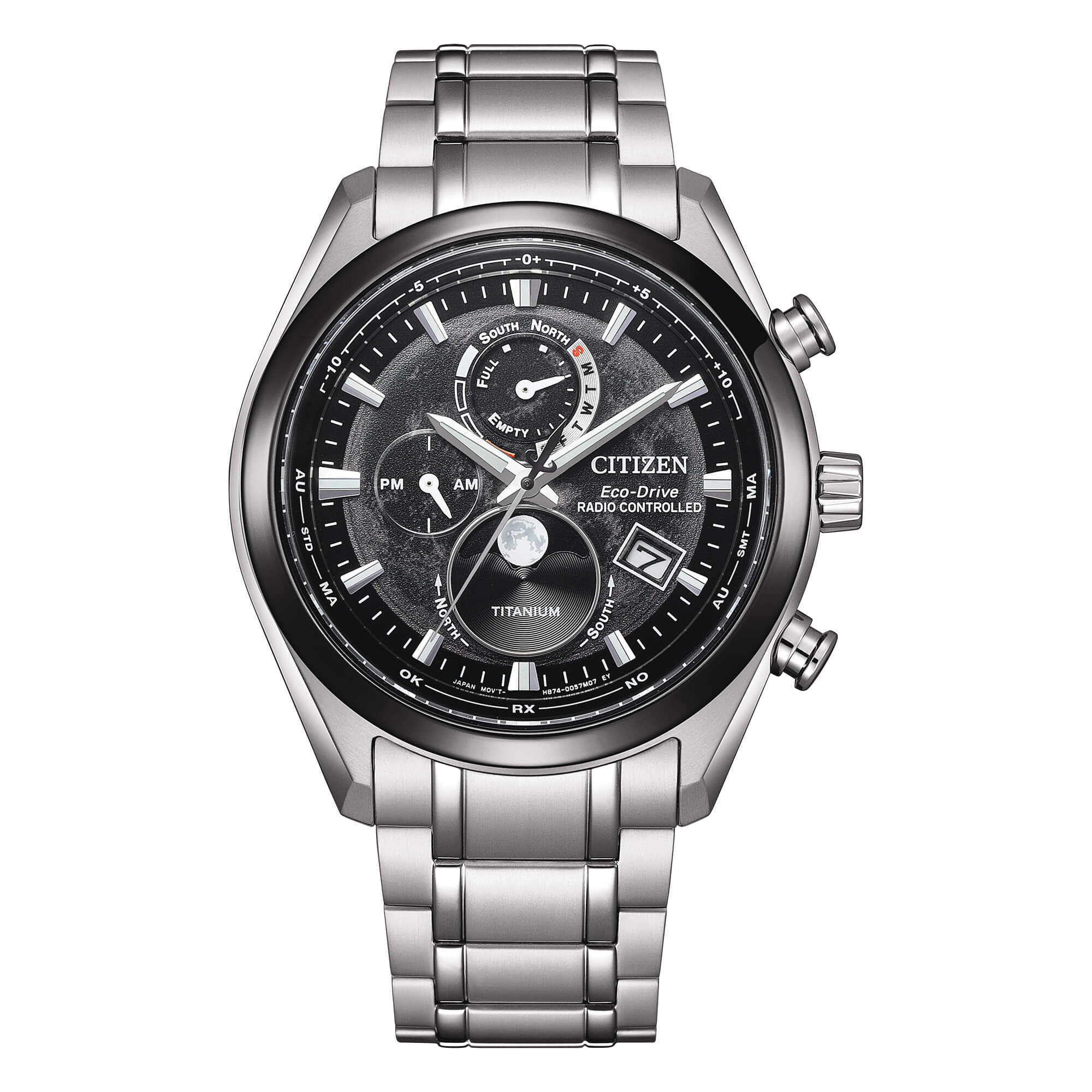 Orologio Citizen BY1018-80E Tsuki-yomi Moon Phase Super Titanio