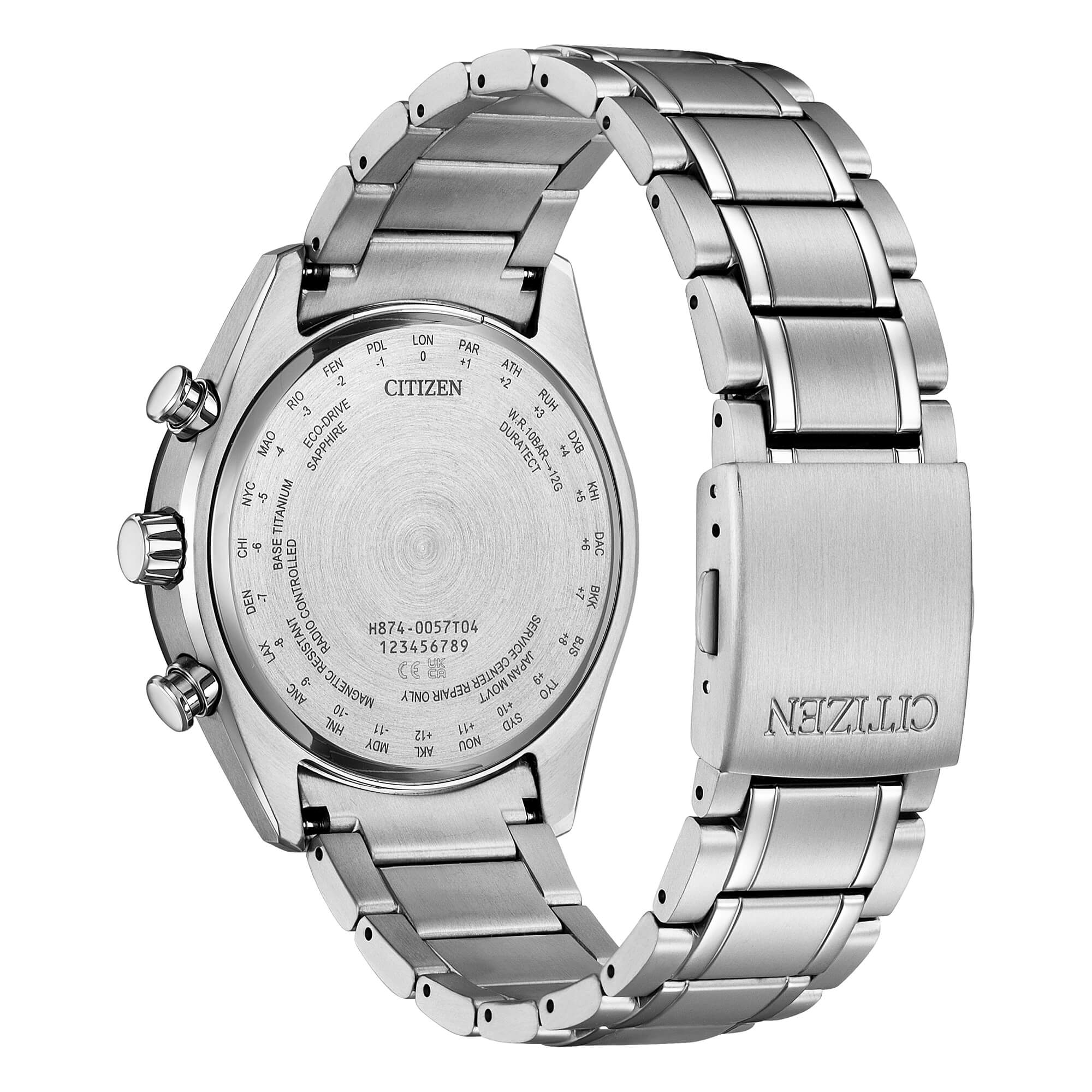 Orologio Citizen BY1018-80E Tsuki-yomi Moon Phase Super Titanio