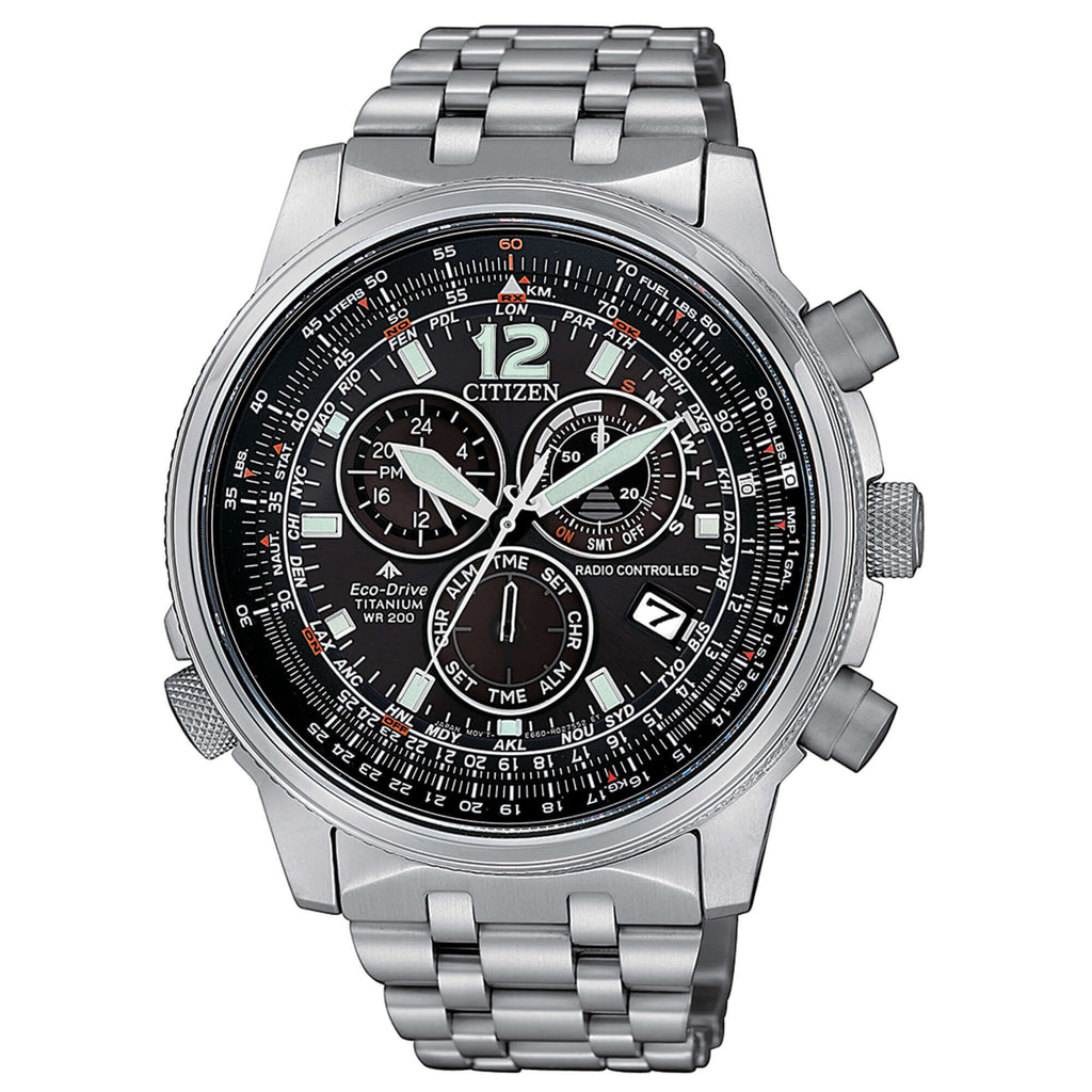 Bracciale Citizen 59-S02759 Chrono Pilot AS4020 Acciaio 23mm Originale