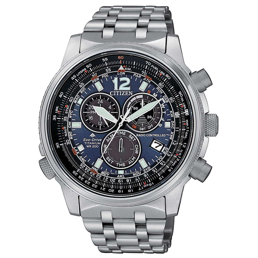 Bracciale Citizen 59-S02759 Chrono Pilot AS4020 Acciaio 23mm Originale