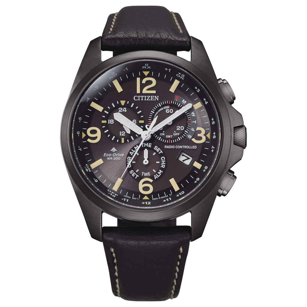 Citizen Uhrenarmband 59-S54321 Field CB5925 Leder 22mm Original