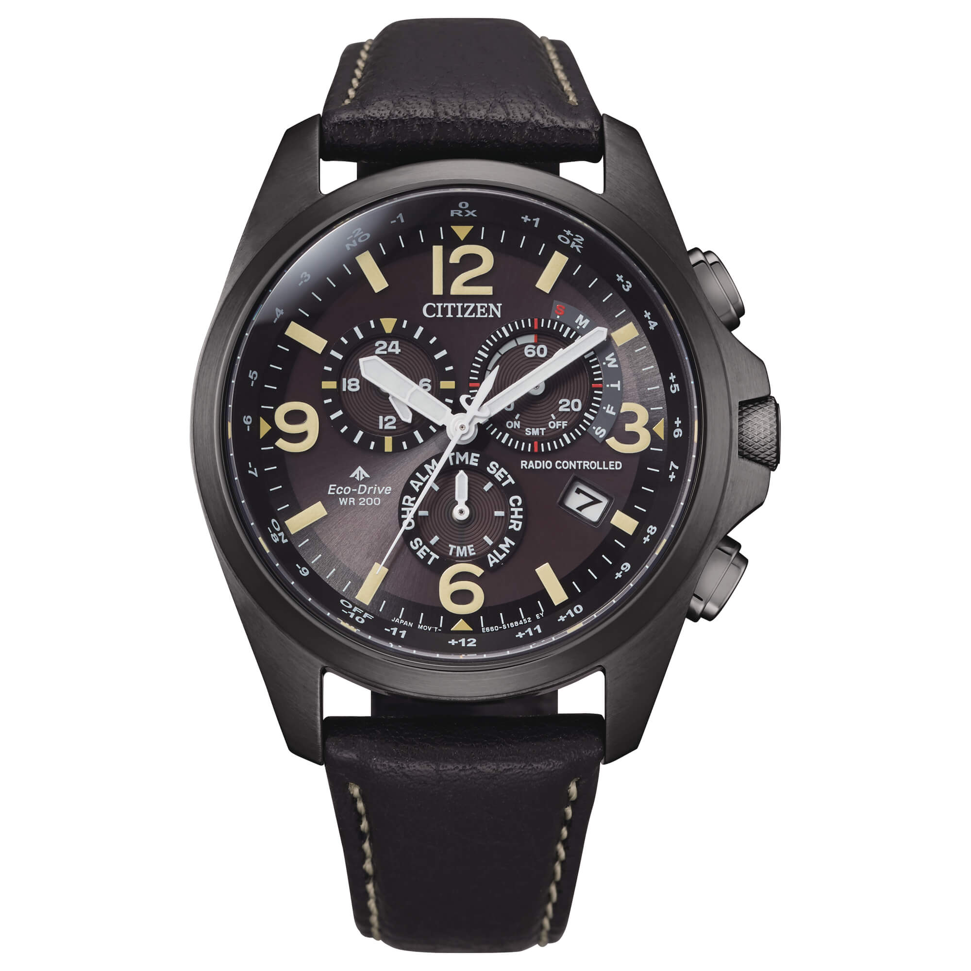 Citizen Uhrenarmband 59-S54321 Field CB5925 Leder 22mm Original