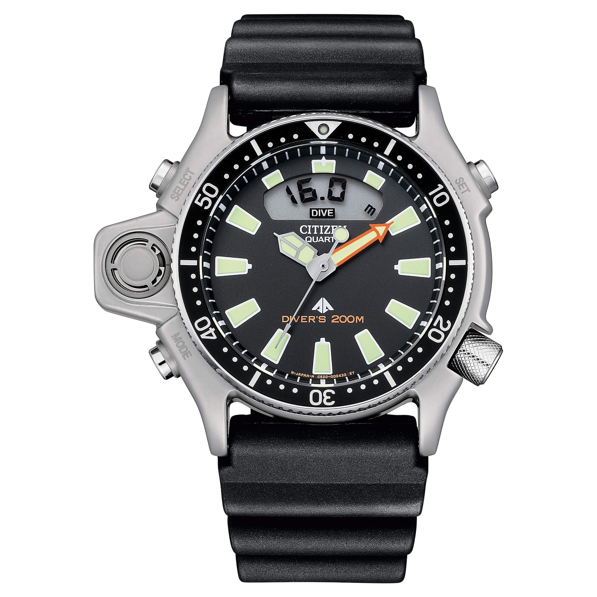 Citizen Armband 59-000SS-01 Aqualand JP2000 Stahl 24mm Original