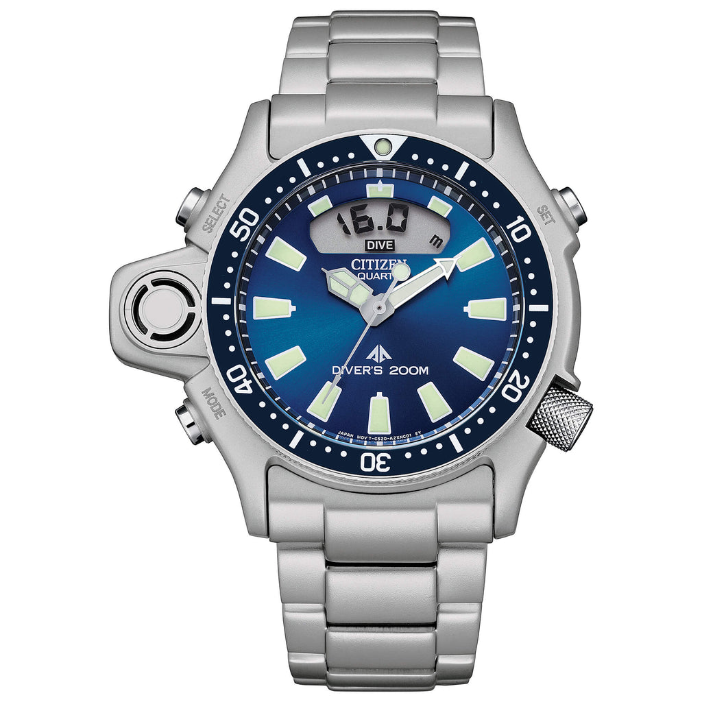 Citizen Armband 59-000SS-01 Aqualand JP2000 Stahl 24mm Original