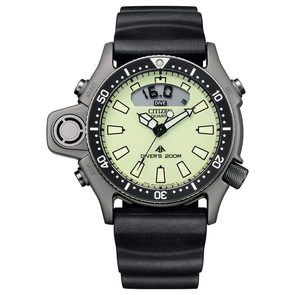 Citizen Armband 59-001BB-01 Aqualand JP2007 Kautschuk 24mm Original