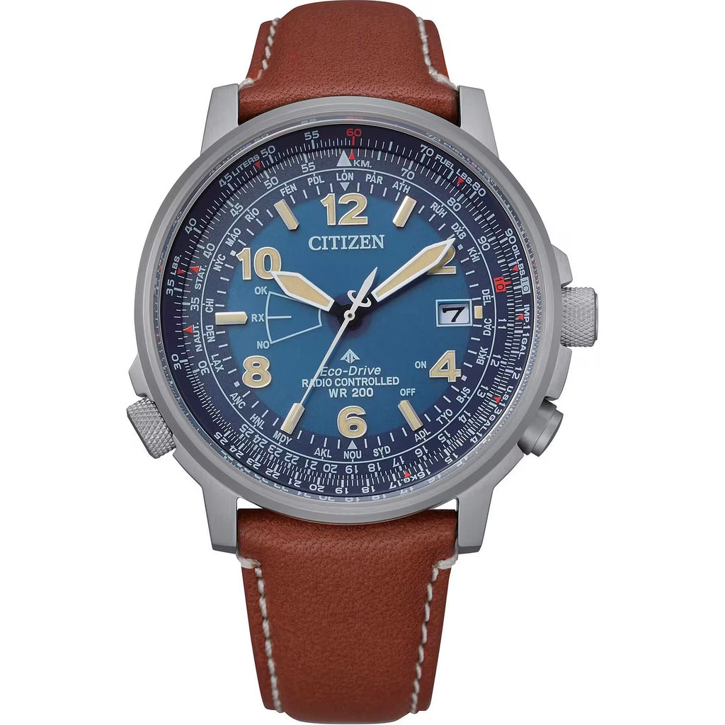 Citizen Armband 59-R50561 Pilot AS2020 Leder 22mm Original